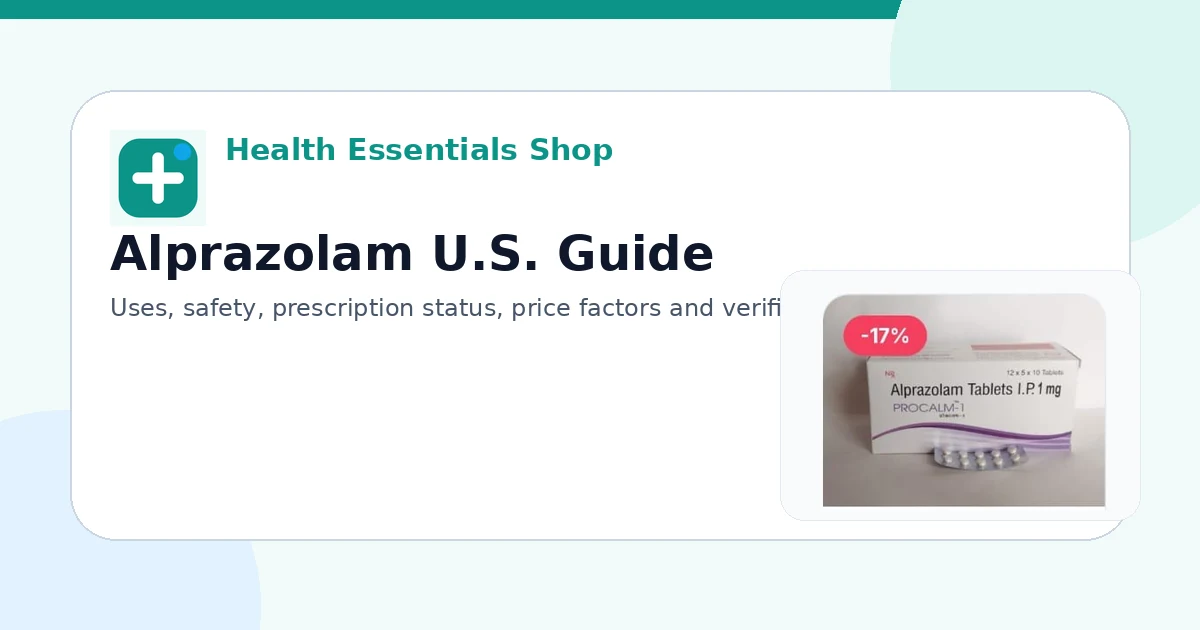 Alprazolam Price: What Affects Cash Cost? | Health Essentials Shop