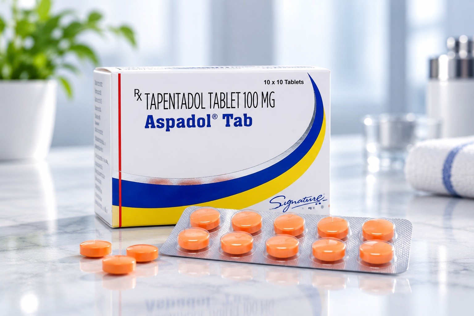 Aspadol Tapentadol 100mg supplied reference image