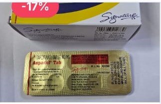 Aspadol Tapentadol 100mg supplied reference image